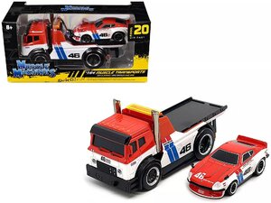 マッスルマシーンズ 1/64 ダットサン 240Z BRE フラットベッド トラック Muscle Machines DATSUN ミニカー