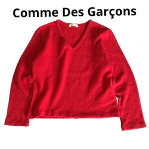 コムデギャルソン　Comme Des Garons　カシミア　AD2001 レディース　Fサイズ　Vネック