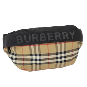 BURBERRY ウエストバッグ ナイロン ノバチェック ベージュ系 8026557