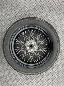 中古 ハーレーダビッドソン FXDB ダイナ 純正 ブラックリム リアホイール 17x4.5 17インチ