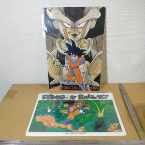  ドラゴンボール ドラゴンボールZ 鳥山明の世界展 下敷き 2点セット 未チェック 詳細不明 ジャンク扱い AKIRA TORIYAMA EXHIBITION