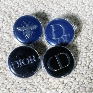 ◎★ 中古★ChristianDior/クリスチャンディオール　ピンバッチ４点セット　ピンバッチ　タイピン　ノベルティ【Dior/ピンバッチ】DLN5