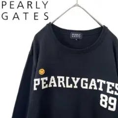 PEARLY GATES パーリーゲイツ　セーター　ゴルフウェア　スマイル　ニコ