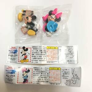 チョコエッグ ディズニーキャラクターコレクション Part1 001.ミッキーマウス Part2　025. ミニーマウス 2個セット フィギュア