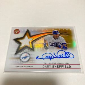 【ゲイリー・シェフィールド】直書き ジャージ 直筆サインカード 50枚限定 2022 topps AUTO # Gary Sheffield #検索 BBM EPOCH エポック