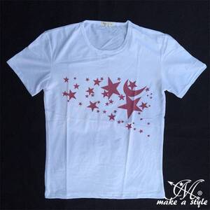 スターズ Tシャツ TEE 半袖 星 STAR 流星 流れ星 B系 HIPHOP281L