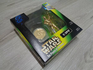 スターウォーズ C-3PO コイン付き ハズブロ Kenner Hasbro 1998年 ビンテージ 新品 未開封 レア