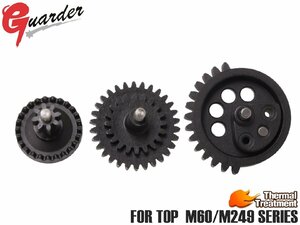 GE-02-02　GUARDER 高張力スチール スタンダードギアセット for TOP M60/M249