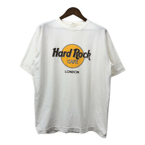 Hard Rock Cafe ハードロックカフェ ロンドン 半袖Ｔシャツ ホワイト (メンズ XL相当) Q8116