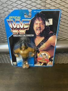 即決　激レア ハズブロ HASBRO WWF フィギュア サムー SAMU 1993 オールブルーカード GALOOB WCW WWE ホーガン アルティメットウォリアー