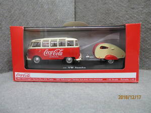 1/43　MOTAR CITY CLASSIC　VW TYPE-2　COCA COLA　W/TRAILER