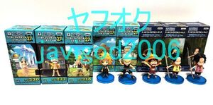 ONE PIECE ワンピース■WCF ワールドコレクタブルフィギュア Vol.27 5種＋文字絵文字タンクトップVer. 3種 計8点セット■ビビ フランキー■