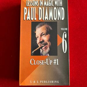 【マジックビデオ】LESSONS IN MAGIC WITH PAUL DIAMOND Vol.6 CLOSE-UP #1