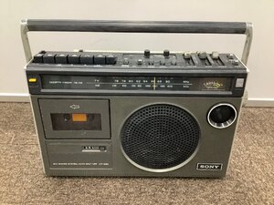 【ジャンク品】通電未確認　ジャンク　SONY CF-1980 FM/AM 2バンド アンティーク ラジオカセットレコーダー ソニー 昭和レトロ 当時物