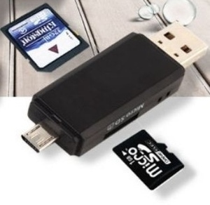 カードリーダー ライター SDカードリーダー android otg バックアップ USB USBメモリ 小型 SDカードリーダー HUB USB 2.0 a71