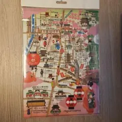 クリアファイル　祇園マップ