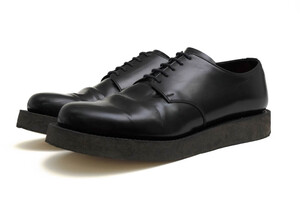 ATTACHMENT アタッチメント ビジネスシューズ KA93-036 Glass leather derby rubber sole shoes H.Arai 荒井弘史靴誂え室 ガラスレザー 牛