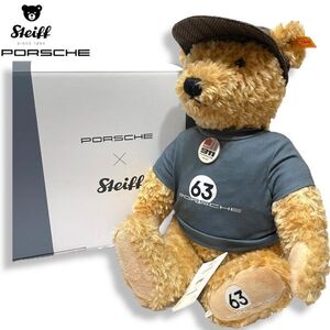 レア 正規品 Steiff x Porsche Teddy Bear 63 Limited Edition シュタイフ×ポルシェ テディベア 60 Years 911 リミテッドエディション