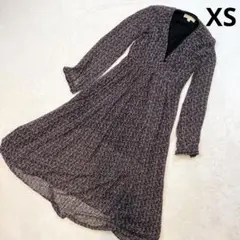 マイケルマイケルコース　ワンピース　ワインレッド系　XSサイズ　美品