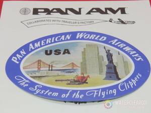 □■□44003-HS□■□[STICKER＊PANAM] FlyingClippers PAN AMIRICAN＠USA