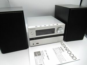 ▲▲中古品 ケンウッド KENWOOD コンパクトHi-Fiシステムコンポ M-EB50-S 2020年製 シルバー 簡易動作確認済み リモコン無し▲▲