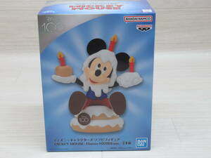 10/Y534★未開封★ディズニーキャラクターズ ソフビフィギュア -MICKEY MOUSE- Disney100周年ver. ミッキーマウス　★バンプレスト