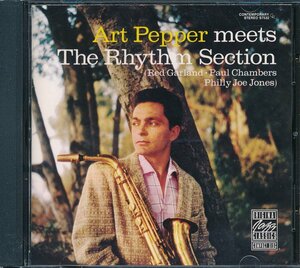 ジャズ┃アート・ペッパー│Art Pepper┃Meets the Rhythm Section│┃ＯＪＣJOCCD-338│-年┃管理6986