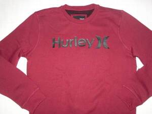 USA購入【Hurley】ロゴプリント裏起毛 スウェットトレーナーUS M