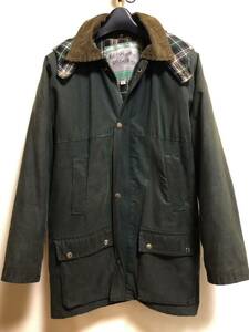 美品 イギリス製 HIMALAYAS ジャケット 34 ワックスコットン オイルドコットン Barbour バブアー ベルスタッフ ビデイル ヴィンテージ