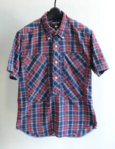 Rough&tumble ネペンテス 半袖 プルオーバーシャツ USA製 シアサッカー地 size S