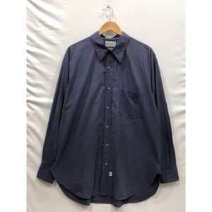 【Marvine Pontiak shirts makers】マービンポンティアック シャツメーカーズ レギュラーカラー 3ボタンシャツ ブルー MPSM1901s ts202410