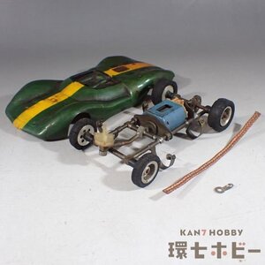 1WX43◆当時物 古い 黒丸タミヤ 1/24 スロットカー ロータス30 未検品現状 ジャンク/LOTUS 