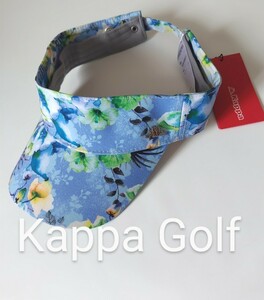 タグ付 Kappa GOLF カッパゴルフ 花柄 レディース サンバイザー 正規品 未使用 新品