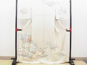 平和屋野田店■訪問着　相良刺繍　松竹梅　御所解文　逸品　BAAC2962hv