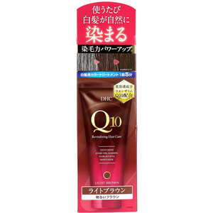 【まとめ買う】DHC Q10プレミアム カラートリートメント SS ライトブラウン 明るいブラウン 150g×12個セット