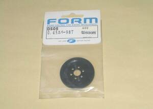 FORM　スパーギヤ 98T (56ピッチ＝0.45) フォルム ラジコンカー パーツ部品 ギア Spur Gear