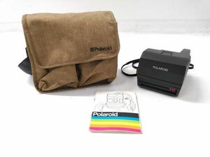 ◆ Polaroid 640 POLAROID ポラロイドカメラ インスタントカメラ 説明書付き バック付き 0516A11@60 ◆