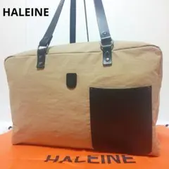 ✨美品✨HALEINE アレンヌ ボストンバッグ 旅行 スクエア 四角 撥水加工