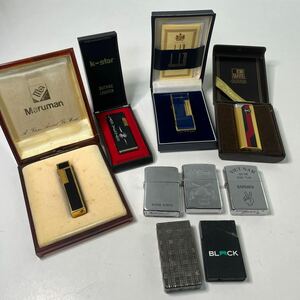 ライター ガスライター ZIPPO 大量 セット まとめて dunhill ダンヒル Maruman マルマン WIN K-STAR myon ジッポー ベトナム 喫煙具 現状品