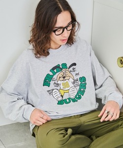 「WEGO」 長袖Tシャツ SMALL グレー メンズ