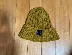 山と道 メリノニットキャップ Merino knit cap マスタードイエロー