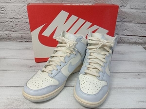 NIKE ナイキ スニーカー DD1869-102 WMNS DUNK HIGH FOOTBALL GREY 24.5cm ホワイト/ラベンダー系 店舗受取可