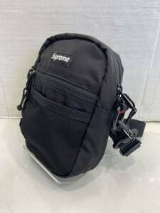 【supreme シュプリーム】 17ss small shoulder bag ショルダーバッグ black ブラック コーデュラ ナイロン 2405oki k