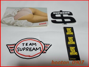 非売品 未使用 2022AW Week5 Supreme Sticker Set シュプリーム ステッカー 4枚 set 新品本物//Maund