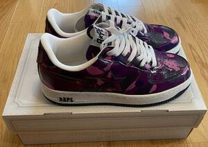 【送料無料】【新品】 国内正規品 BAPESTA ベイプスタ US10 28.0cm PURPLE CAMO パープルカモ 191-033