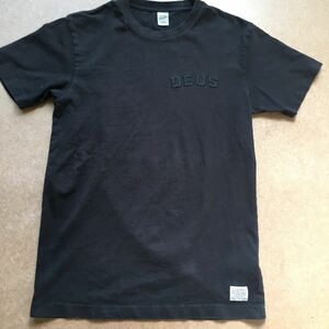 Deus Ex Machina デウスエクスマキナ Tシャツ BLACK XS ロゴTシャツ