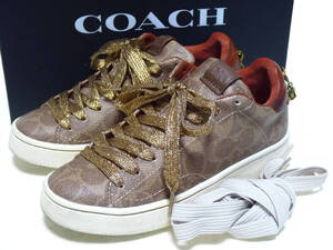 COACH コーチ G2745 シグネチャー スニーカー EUR35.5 US5B