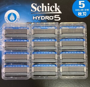 即決●送料無料　schick HYDRO5 CUSTOM 「シック ハイドロ5 カスタム」替刃 12個 ●五枚刃 メンズ 脱毛 髭剃り