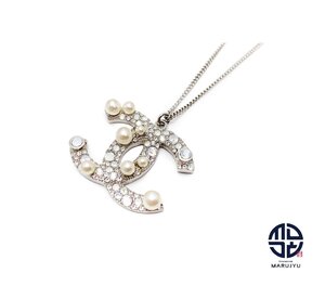 CHANEL シャネル B17K フェイクパール ココマーク ネックレス ロング アクセサリー