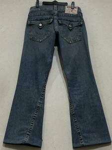 ※TRUE RELIGION トゥルーレリジョン JOEY MID VINTAGE デニムパンツ インディゴ 米国製 28 　　 BJBD.D